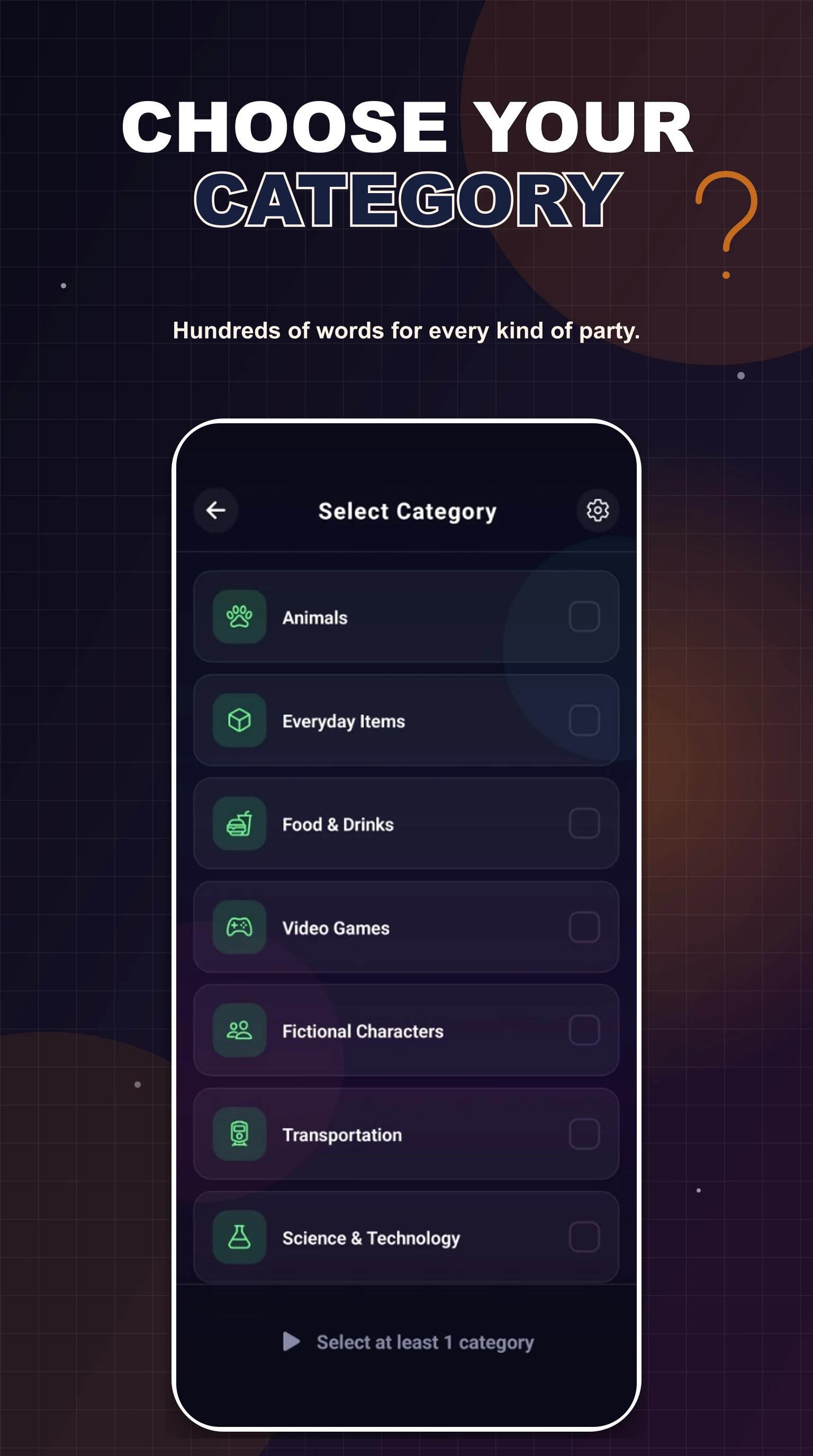 Imposter Who? Party Word Game screenshot
